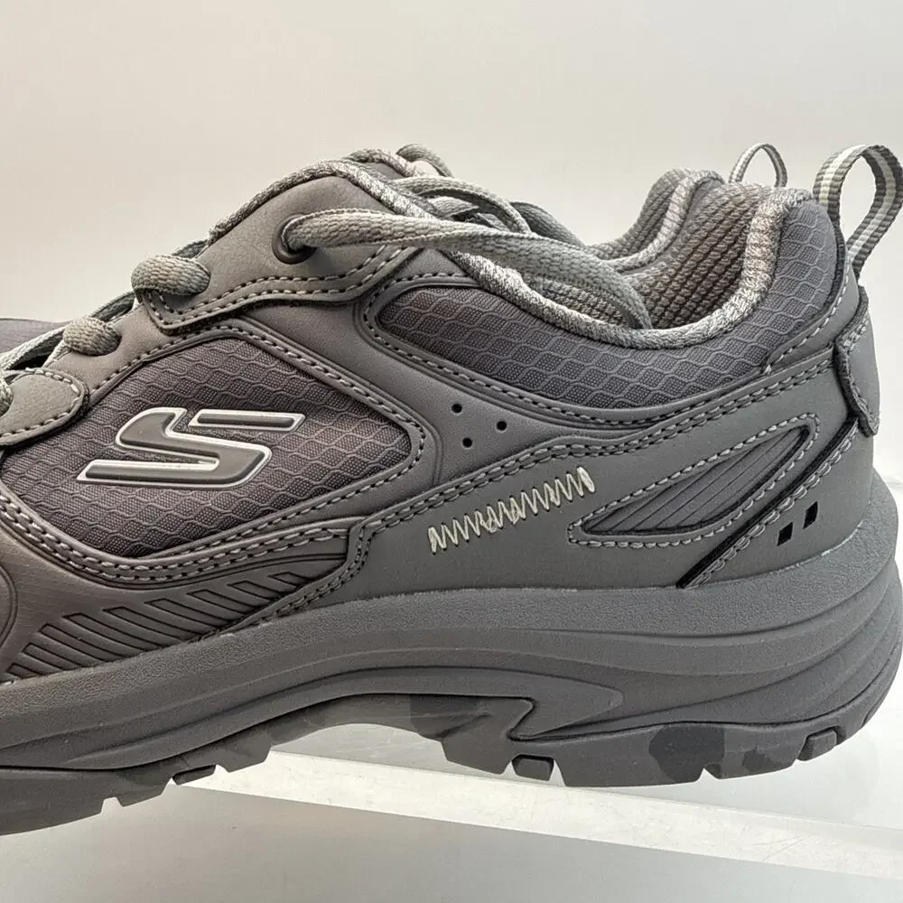 Skechers Trego Reeds Mill Road Shoes Women 9.5Grey Trail Running Sneakers 180118